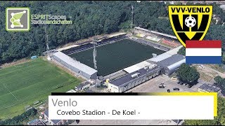 Covebo Stadion  De Koel   VVVVenlo  2018  Google Earth [upl. by Saffren679]