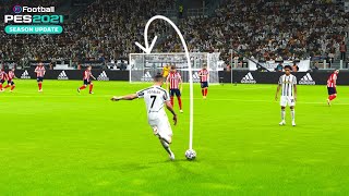 PES 2021  Free Kicks Compilation 1  HD [upl. by Maice506]