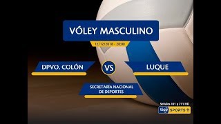 Luque vs Deportivo Colón  Final absoluta de vóley masculino [upl. by Eillit]