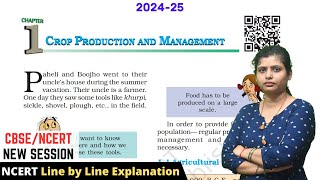 Class 8 Science Chapter 1 Crop Production and Management Full Chapter [upl. by Alleahcim]