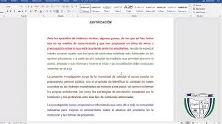 Formulación de la justificación del proyecto [upl. by Clementius]