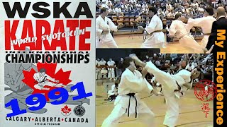 1991 World Shotokan Karate Association WSKA World Championships Pt 3 of 6 of DTs Karate Journey [upl. by Ihcekn889]