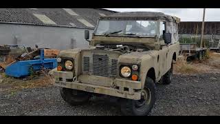 Land Rover Series 3 25 petrol first drive [upl. by Adin]