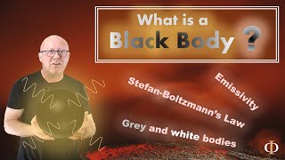 What is a Black Body Stefan Boltzmanns Law emissivity grey and white bodies  Physics [upl. by Lertnek]