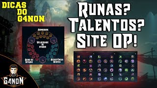 Melhor site para Runas Talentos e Itens do League of Legends [upl. by Olsen48]