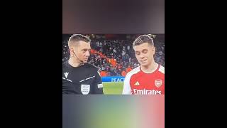 Leandro Trossards football lookalike Clement Turpin will be refereeing Arsenals game tonight [upl. by Ilime]