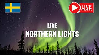 Real time Northern Lights streamed LIVE from Sweden 23 March 2023 [upl. by Masuh]