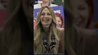 Jennifer Lopez blasts Trump rally comments about Puerto Rico [upl. by Ettennan]