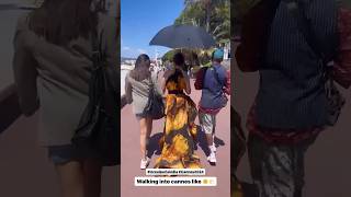 aditiraohydari walks the famous heeramandi walk at cannes2024 shorts reels [upl. by Ahsocin]