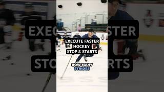 EXECUTE FASTER HOCKEY STOP amp STARTS hockeycoaching hockeycoaching [upl. by Drahser212]