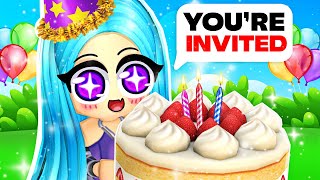 Lunars SURPRISE Birthday Party in Roblox [upl. by Erelia]