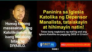 👉Totoo bang nagtuturo ang Iglesia Katolika ng maling aral sa pagka Dios ni Cristo [upl. by Jehiah]