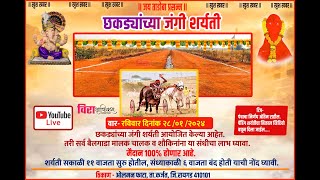 जय ताडोबा प्रसन्न  छकद्यांच्या जंगी शर्यती २०२४  ओलमन  कळंब  TABODA LIVE EVENTS [upl. by Umberto]