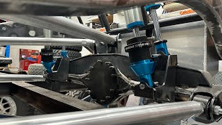 CRAZY Suspension Build Timelapse  Triangulated 4 link Rear end [upl. by Ainet]