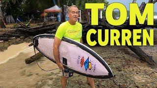 TOM CURREN SURFING JAMMING AND BODYSURFING in BOCAS DEL TORO PANAMA 2023 [upl. by Haimes]