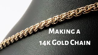 18kt vs 14kt ROPE CHAINS [upl. by Aronaele]