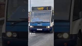 Bus Spotting Stagecoach South Wales Optare Solo 47316 KX06 AZC Route C Caerphilly to Penyrheol [upl. by Mathe]