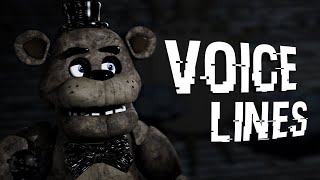 FNAF Freddy Fazbear Withered Freddy Springtrap Voice Lines Collab [upl. by Holder214]