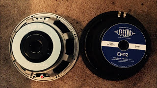 Speaker Comparison Eminence Legend EM12 vs ElectroVoice EVM12L Classic [upl. by Noonberg305]