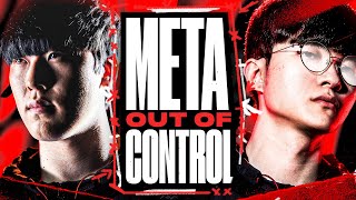 THE META IS OUT OF CONTROL  T1 TAKE ON HLE  LCK PLAYOFFS 2024  CAEDREL [upl. by Ivanna333]