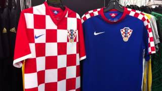 Croatia Jersey 2014 by Nike at NAS in Vancouver BC [upl. by Aihtibat]