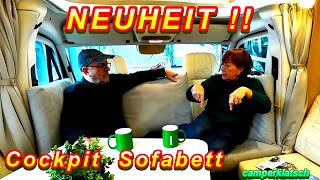 WELTNEUHEIT das 1 SOFABETT im Fahrerhaus🔥für Dein Kastenwagen Wohnmobil🔥Fiat Ducato Sprinter Ford [upl. by Solly140]