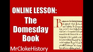 GCSE History  Saxons and Normans The Domesday Book 1086 [upl. by Elocn]