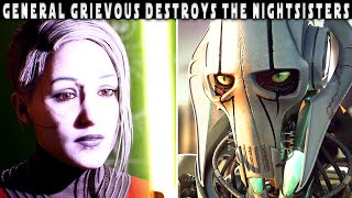 Merrins Story Of General Grievous Killing The Nightsisters Vs How it Happened In The Clone Wars [upl. by Eeliah40]