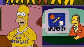 The Simpsons viral Bengals Super Bowl prediction debunked [upl. by Anawd]