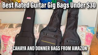 Best Economy Gig Bags Under 30 for Electric and Acoustic Guitars [upl. by Zoe]