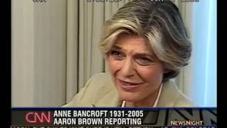 DEATH OF ANNE BANCROFT  CNN  JUNE 7 2005 [upl. by Vierno]