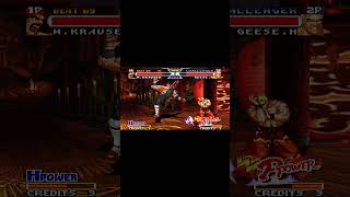 Real Bout Fatal Fury Special Krauser Vs Geese snk gaming games videogames rbffspec arcade [upl. by Gilges273]