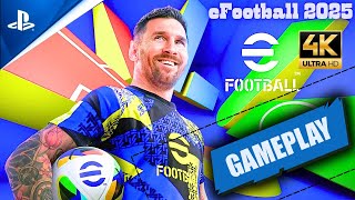 eFootball 2025 gameplay  PS5 4K HDR Gameplay [upl. by Allys]