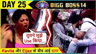 Bigg Boss 14 Episode 26 Review Kavita ne kiya Eijaz ki dosti inkaar or palta ghar ka scene bollyma [upl. by Suiremed]