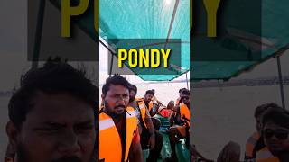 Pondy Boating Package😍Worth 300RS🚣 Pondy pondicherry boating travelvlog beach trip outting [upl. by Luanne]