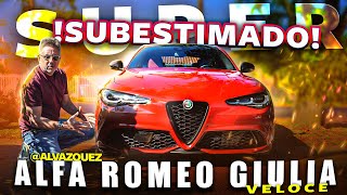 2024 Alfa Romeo GIULIA VELOCE ¿Puede vencer a Audi BMW Mercedes [upl. by Drawdesemaj]