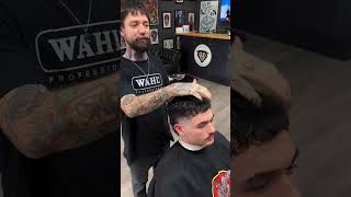 Modern mullet tricks from jakeheartbarber 🤝 kingbrownpomade 🐍 4bassett barbersupply barberlife [upl. by Zoller]