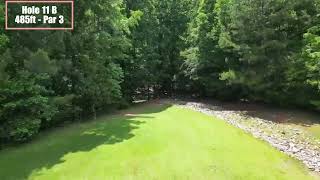 Wyomia Tyus Olympic Park Disc Golf Course Flyby [upl. by Akcebar802]