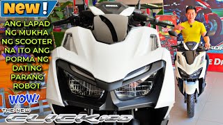 2024 HONDA CLICK 160 Matte White Ang Ganda Talaga Ng Design ng Scooter na to Parang Robot Ang Mukha [upl. by Aluap]