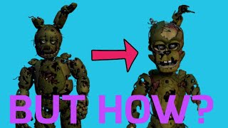 How Springtrap Became Scraptrap  Animation [upl. by Itsyrc]