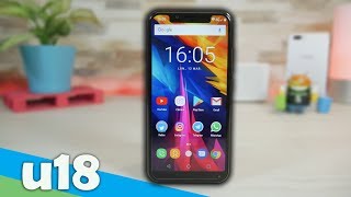 el Móvil que quería ser iPhone X sin éxito Oukitel U18  Review [upl. by Genevra823]