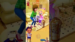 Mom’s Bubble Tea Surprise 🧋 Big Sister’s Funny Reaction  Heartwarming Kids Animation animation [upl. by Cohlier]