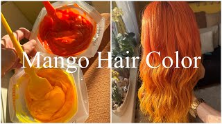 Mango Hair Color 🥭  Arctic Fox Hair Color [upl. by Royce]