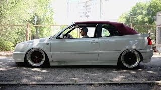 VW Golf MK3 Cabrio  LOW RIDER made in Moldova [upl. by Buttaro]