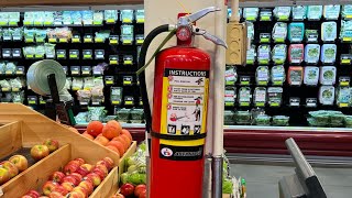 Fire Extinguishers Protecting a Grocery Store [upl. by Anniroc959]