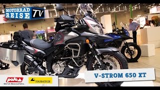 SUZUKI VStrom 650 XT 2015 Vorstellung INTERMOT [upl. by Muriel]