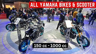 New Yamaha Motorcycles amp Scooter 2024 India  R1M MT07 R7 MT 03 MT 15 Nmax R15 M FZX Fascino [upl. by Porcia]