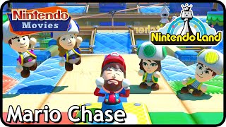 Nintendo Land  Mario Chase 5 Players Maurits vs Rik vs Myrte vs Danique vs Bryan [upl. by Leoni]