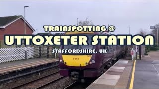 Trainspotting  Uttoxeter Station Staffordshire UK  BM205 [upl. by Harv861]