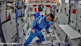 A flurry of activity on Tiangong as Shenzhou18 crew prepares for return before Shenzhou19 arrival [upl. by Enelahs]